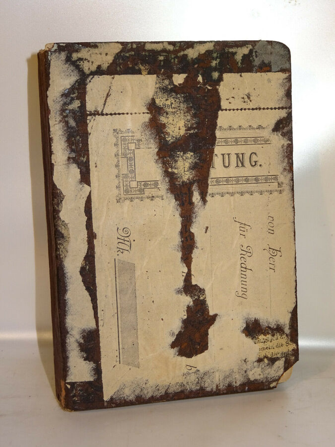 Liederbuch für deutsche Techniker 1895. Barnewitz, Verein "Vulkan"