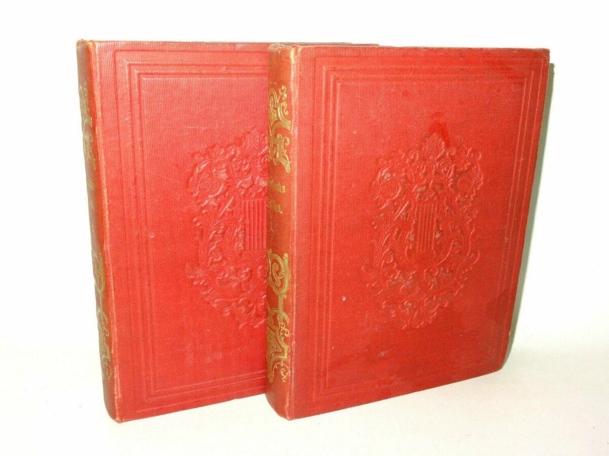 Kloppstock: Der Messias Gesamtausgabe, 3 Bände in 2 Büchern. Göschen 1844