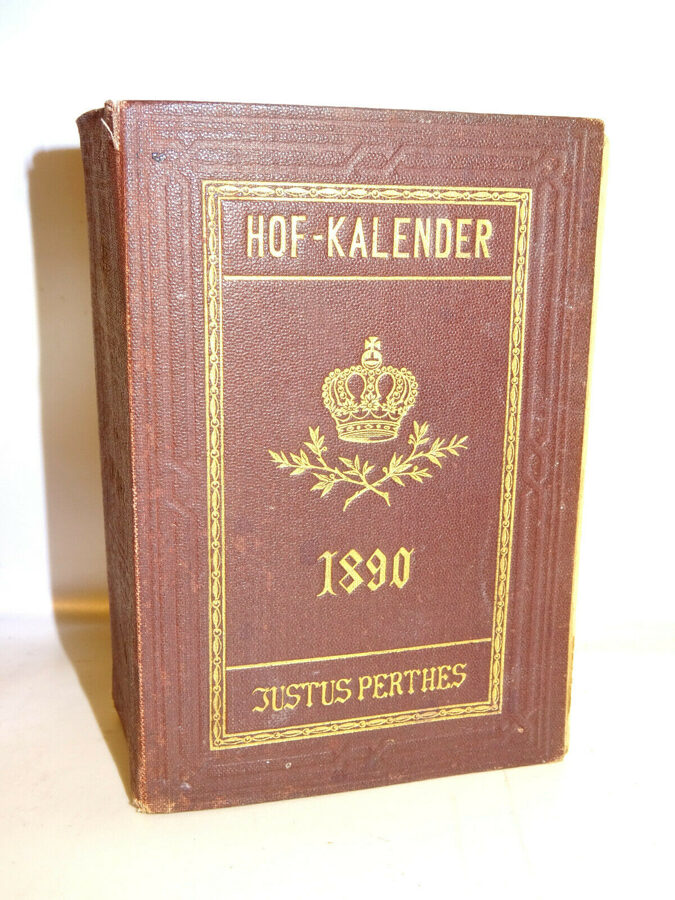 Gothaischer genealogischer Hof-Kalender diplomatisch-statistischem Jahrbuch 1890