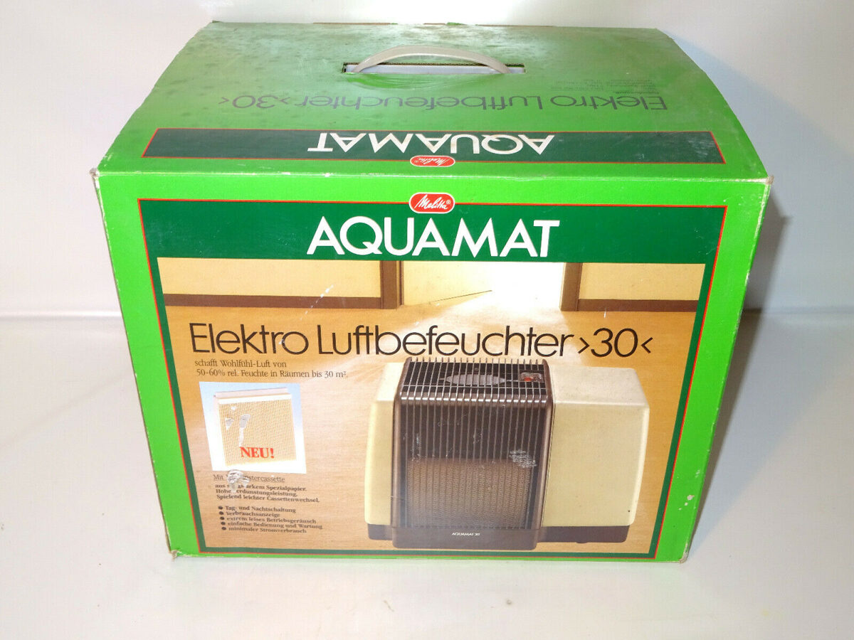 Melitta Aquamat 30 Luftbefeuchter mit Filter, gebraucht Räume bis 30qm