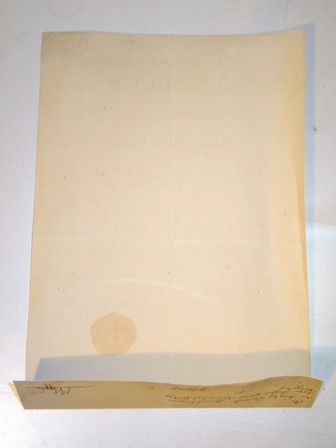 1832 Dokument Urkunde, Großherzog Staatsministerium Hessen Isenburg Handschrift