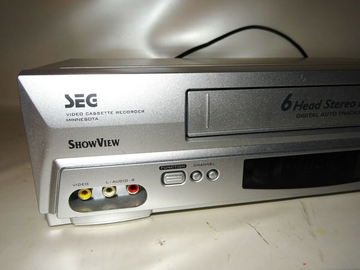 SEG Minnesota Videorecorder VHS Recorder (Ohne Fernbedienung) Silber