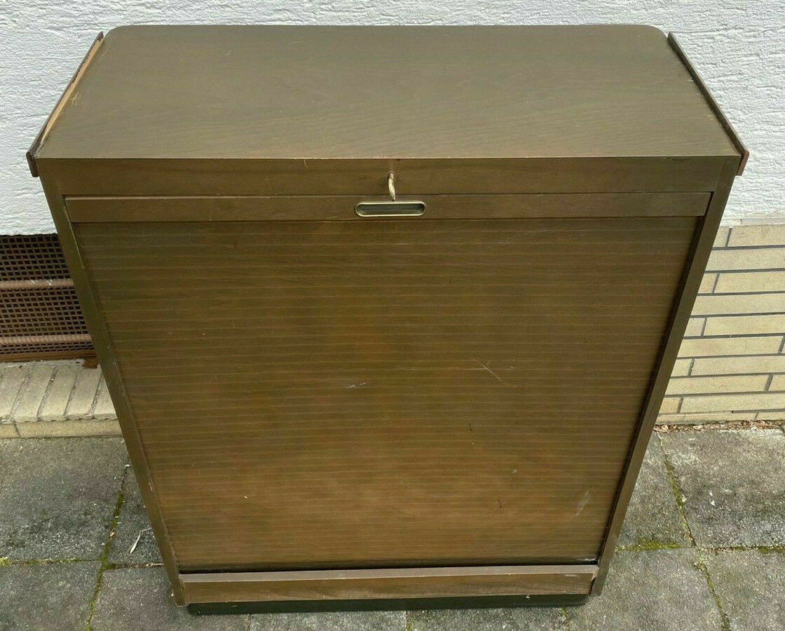 Ekawerk Horn Lippe Aktenschrank Büroschrank Vintage Rolladenschrank 50s 60s TOP (Selbstabholer)