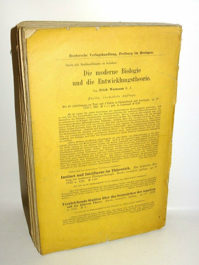 Dr. Hermann Landois: Das Studium der Zoologie. Herder, 1905
