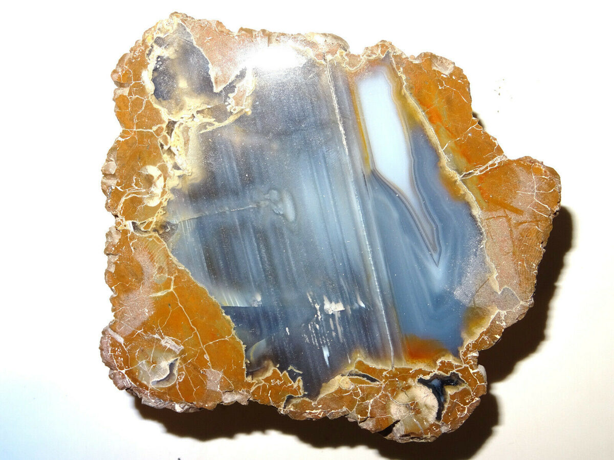 Achat Platte Scheibe Mineral Gestein Edelstein 10x10x5cm 470g