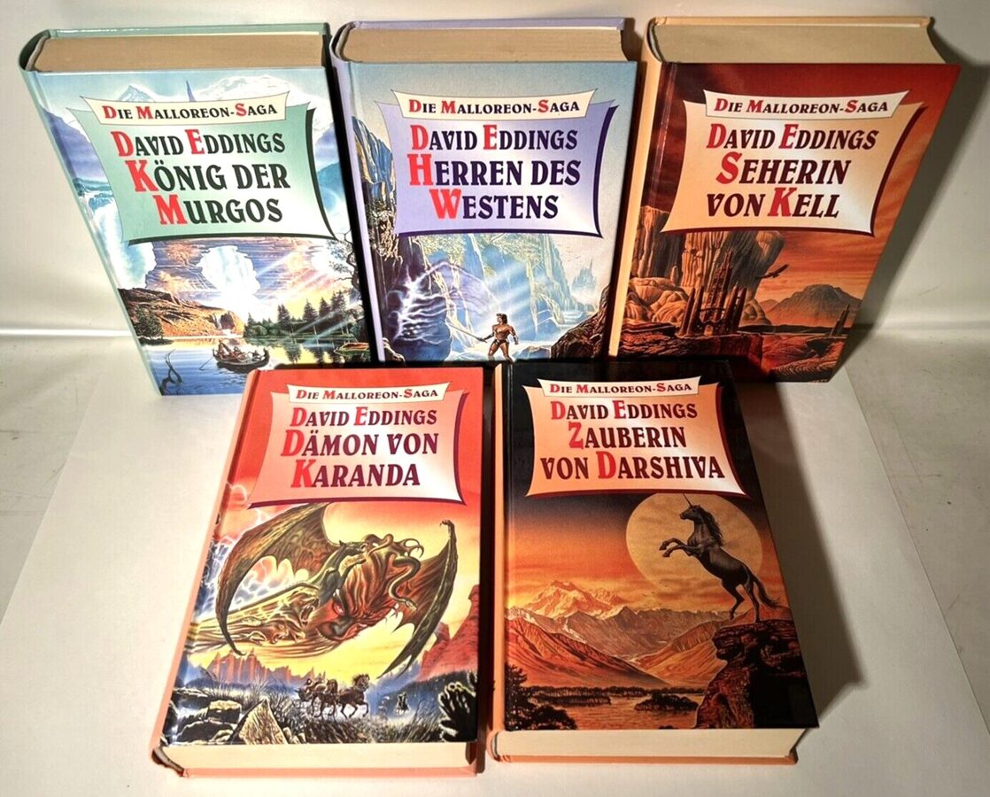 David Eddings: Die Malloreon-Saga 5 Bände, Hardcover Bechtermünz 1996