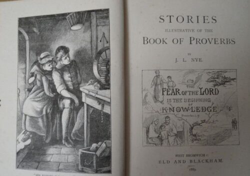 J.L.Nye: Stories Illustrative of the Book of Proverbs. Eld and Blackham 1889