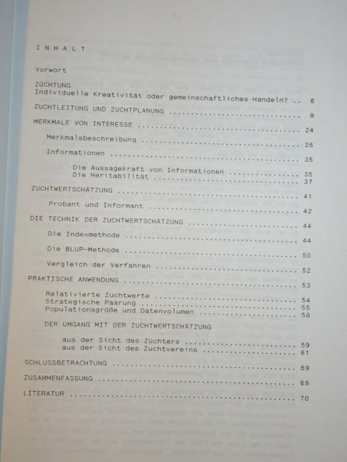 Beuing: Zuchtstrategien in der Kynologie. Schriftenreihe Kynologie 1 / 1993