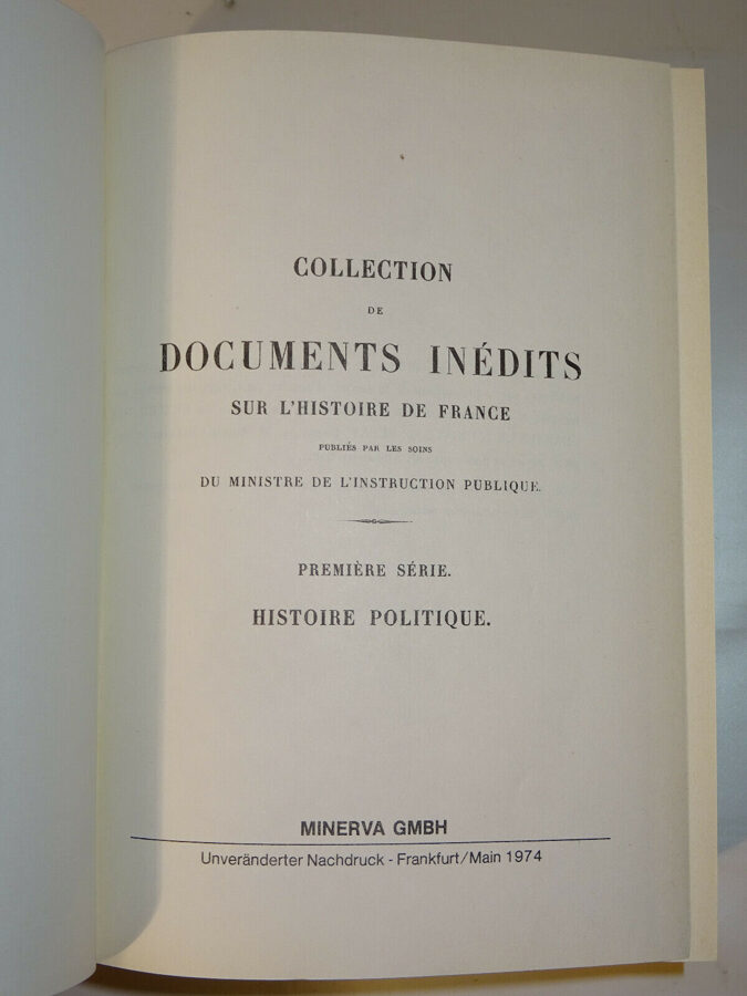 Bruel: RECUEIL DES CHARTES DE L´ABBAYE DE CLUNY, Tome I. Nachdruck 1876-1974