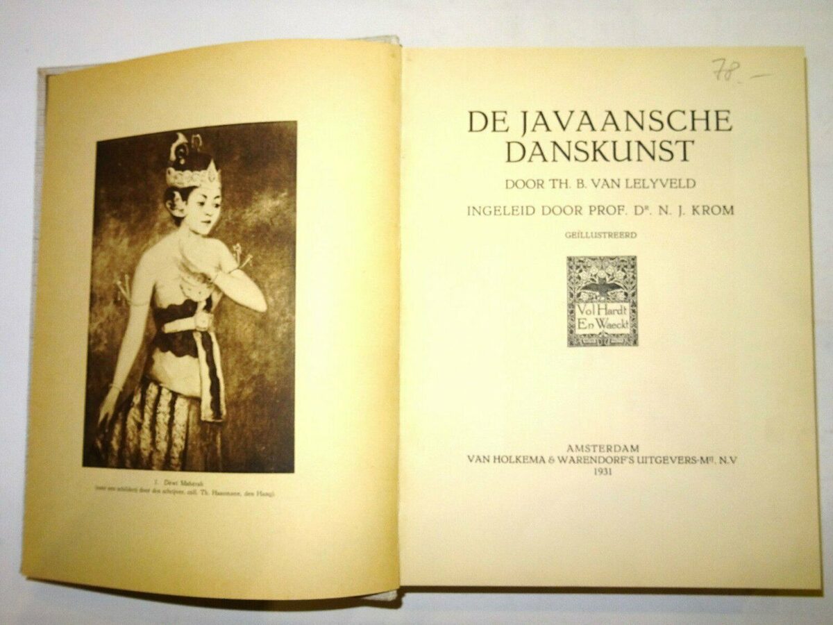 DE JAVAANSCHE DANSKUNST Door Th. B. Van Lelyveld 1931