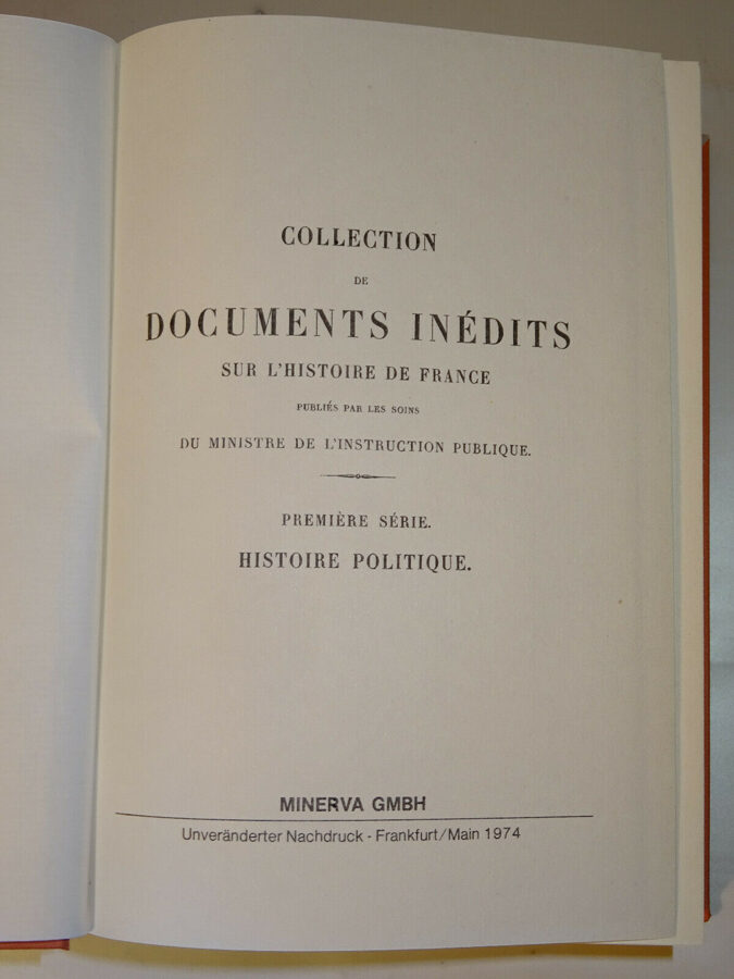 Bruel: RECUEIL DES CHARTES DE L´ABBAYE DE CLUNY, Tome IV. Nachdruck 1888-1974