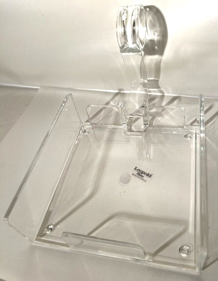 Leopold Vienna Design Serviettenhalter Halter Servietten Acryl-Glas 17,5x18cm