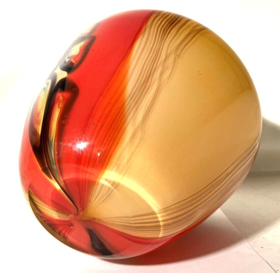 Sandra Rich Limited Edition Design Vase Handarbeit Glas Selten ca:20x20cm 3,8kg