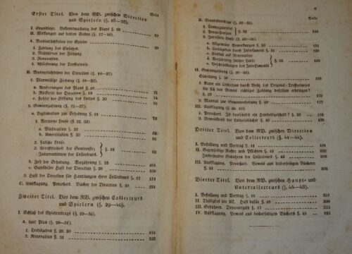 Bender: Die Lotterie. Eine juristische Abhandlung. civilitische Praxis 1832
