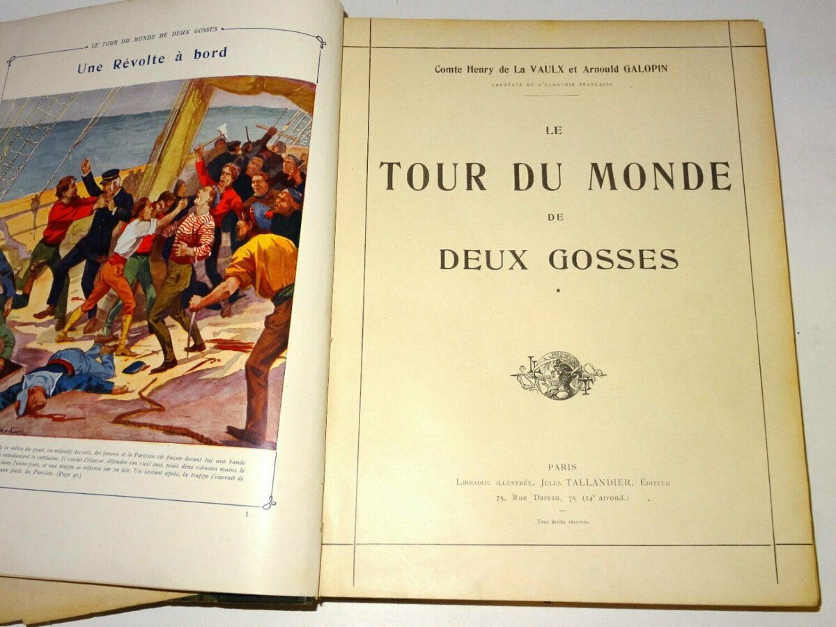 Vaux / Galopin: LE TOUR DU MONDE DE DEUX GOSSES. ca 1860