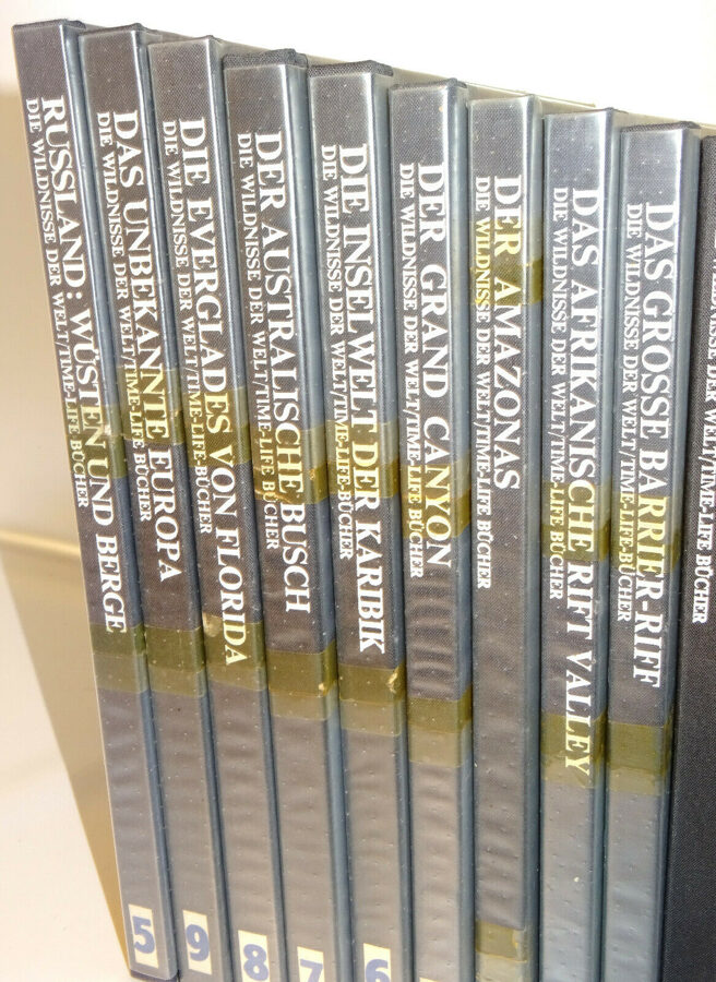 DIE WILDNISSE DER WELT / Time Life Bücher 28 Bände, komplett, guter Zustand