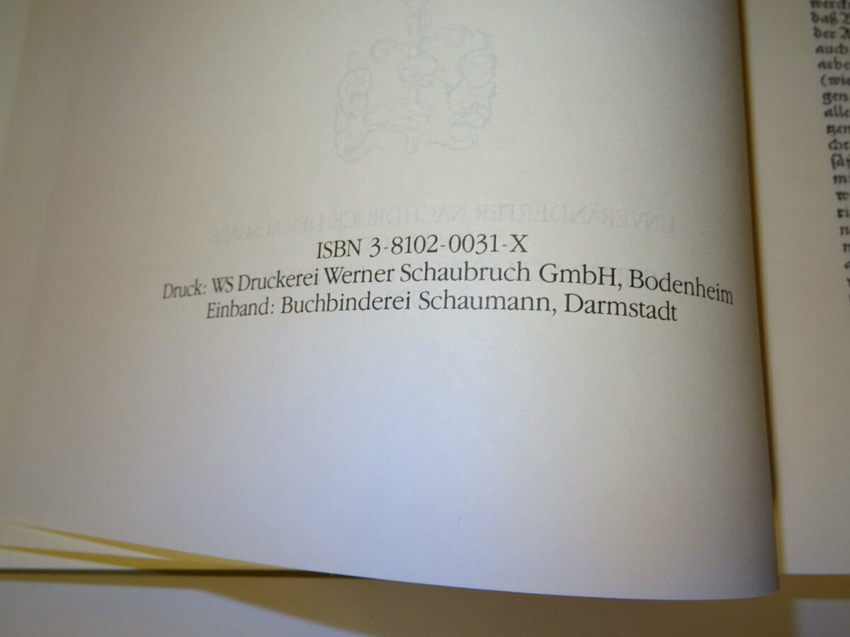 Georg Agricola: Vom Bergwerk 12 Bücher. Minerva Nachdruck Faksimile 1657-1992