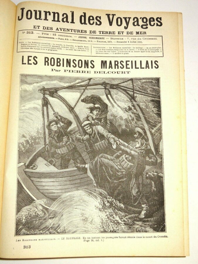 Journal des Voyages Et des Aventures de Terre et de Mer. Nr. 313 - 363 / 1883