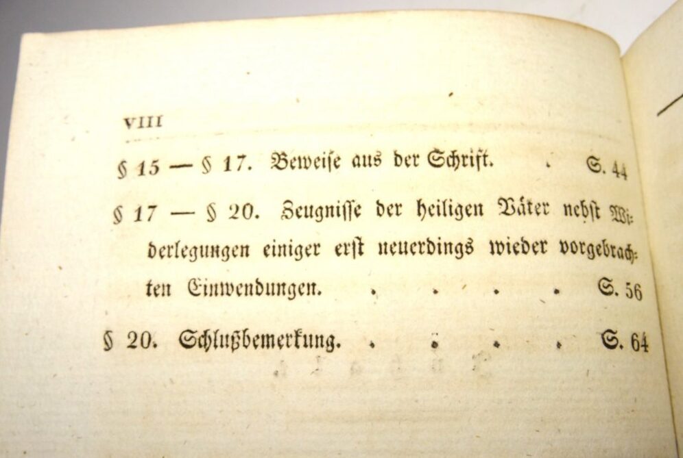 Werd: Die unfehlbare Autorität der Kirche Eine Inaugural-Abhandlung München 1830
