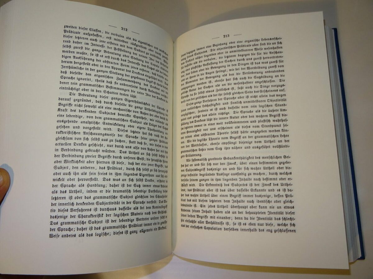 Conrad Hermann: Philosophische Grammatik, unveränderter Nachdruck 1858/1990