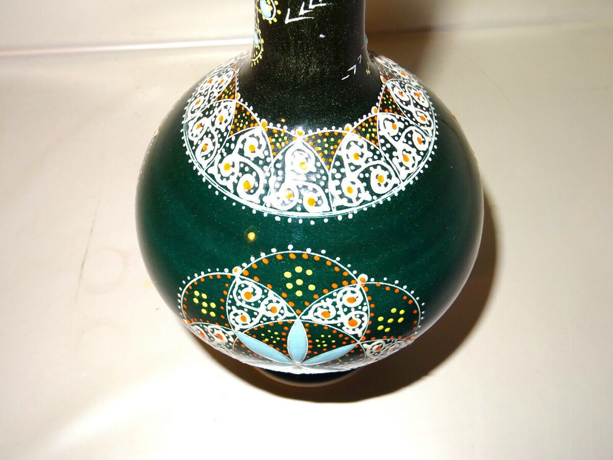 Iznik türkische Vase Blumenvase Türkei Handarbeit Keramik Höhe ca: 39,5 cm.