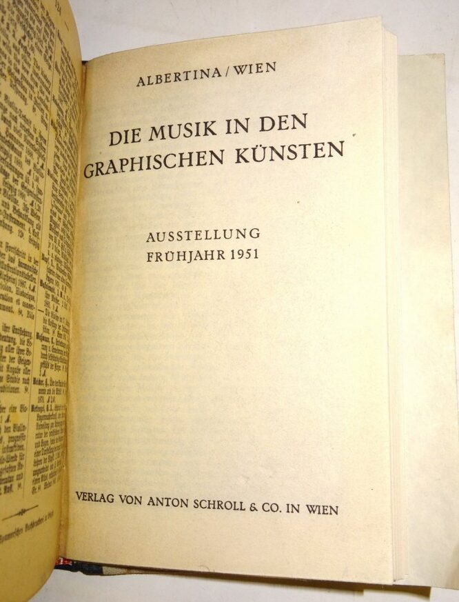 Instrumentenkunde 4in1 Sachs Pestalozzi Schubert Albertina 1922-1951 Handeinband