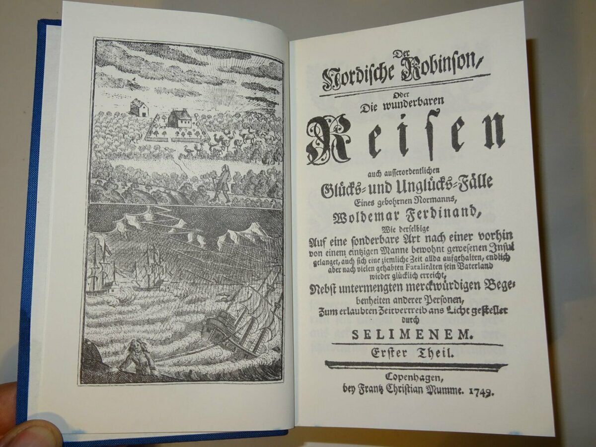 Fleischer: Der Nordische Robinson. Unveränderter Nachdruck Minerva 1749/1971 
