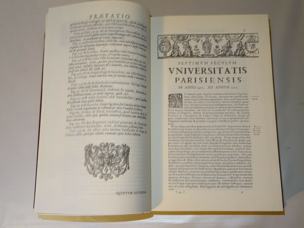 Bulaeus - Du Boulay: Historia Universitatis Parisiensis V. Nachdruck 1670-1966