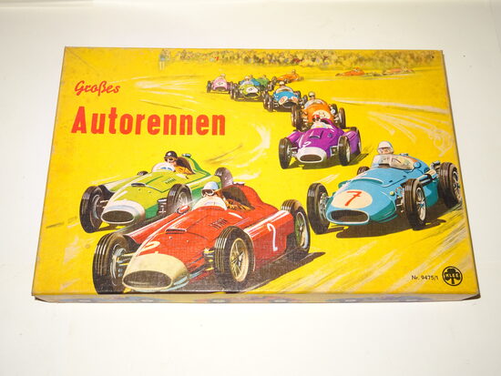 Großes Autorennen Brettspiel von Klee Vintage Spiel komplett, sehr guter Zustand!