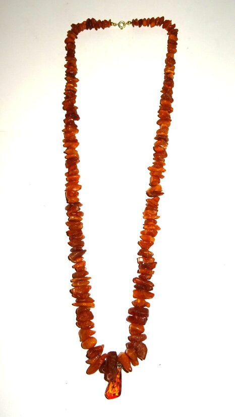 Bernsteinkette echt Bernstein Kette Halskette unbehandelt natürlich 70cm 46g