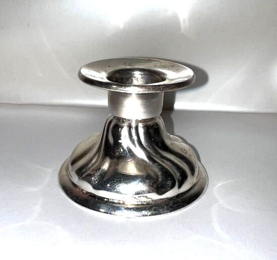 Alter Kerzenhalter 835 Silber Kerzenständer Candle Holder Stand Silver Vintage