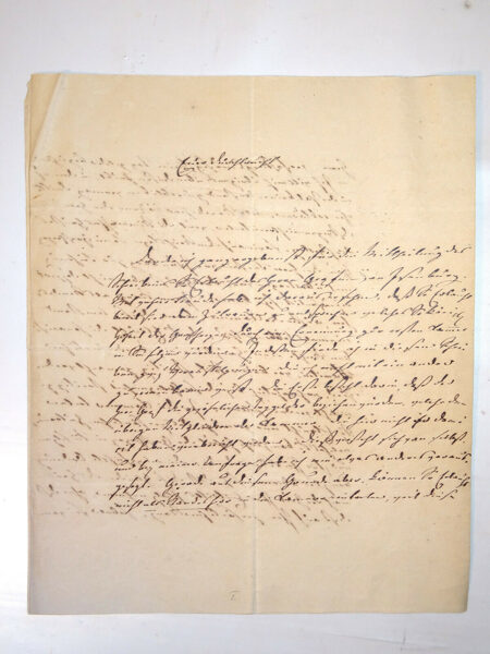 1832 Dokument Urkunde, Handschrift Adel Graf Hessen Landgraf? Isenburg?