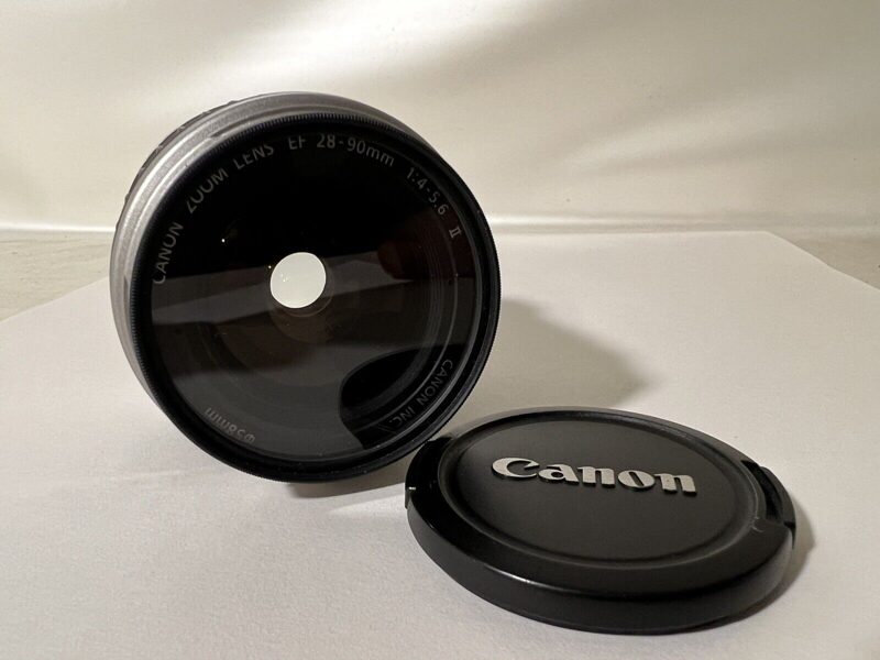 CANON Zoom Lens EF 28-90mm 1:4-5.6 II Objektiv Silber