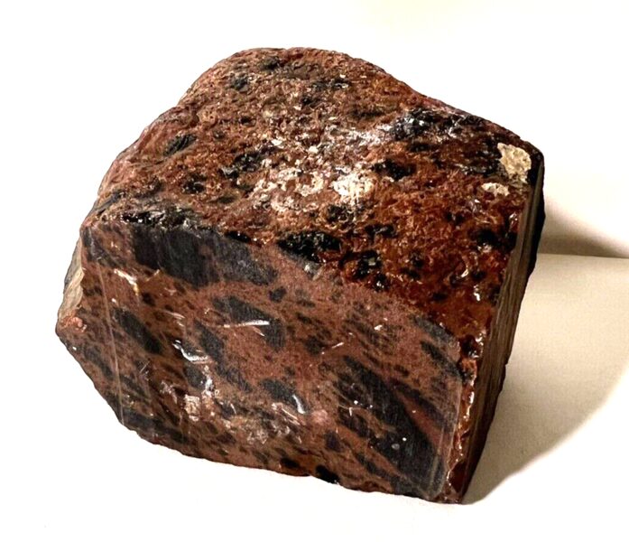 Mahagoni-Obsidian Mineral Heilstein 400g.