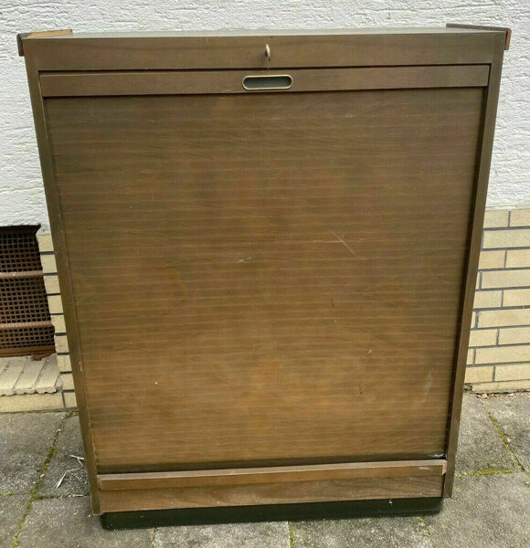 Ekawerk Horn Lippe Aktenschrank Büroschrank Vintage Rolladenschrank 50s 60s TOP (Selbstabholer)
