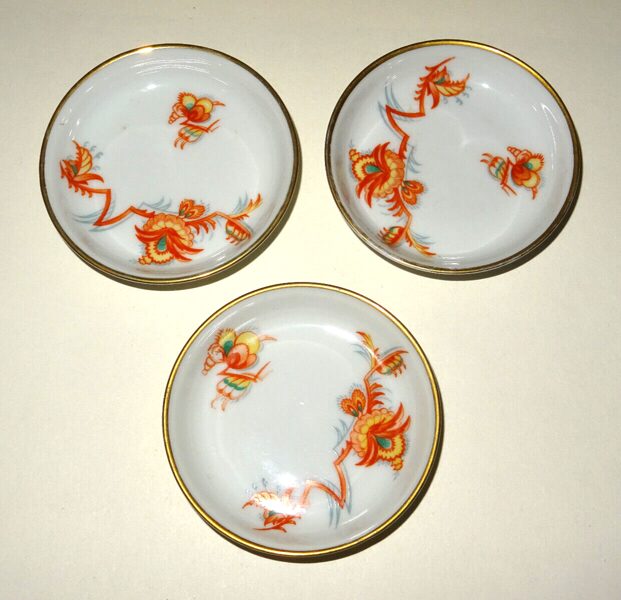 3 kleine Thomas Bavaria Porzellan Sammelteller Obstschälchen Konfekt Teller