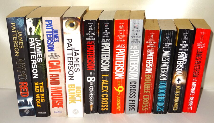 James Patterson Konvolut von 12 Bänden Taschenbuch-Ausgaben Original englisch
