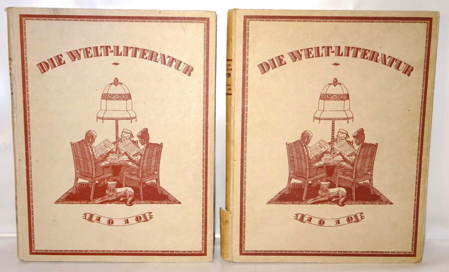 Die Welt-Literatur 1919 / 1.und 2.Halbjahr komplett Nr. 1-52 Jede Woche ein Werk