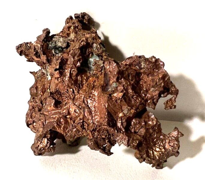 Gediegen Kupfer natürlich Mineral Heilstein 90g.