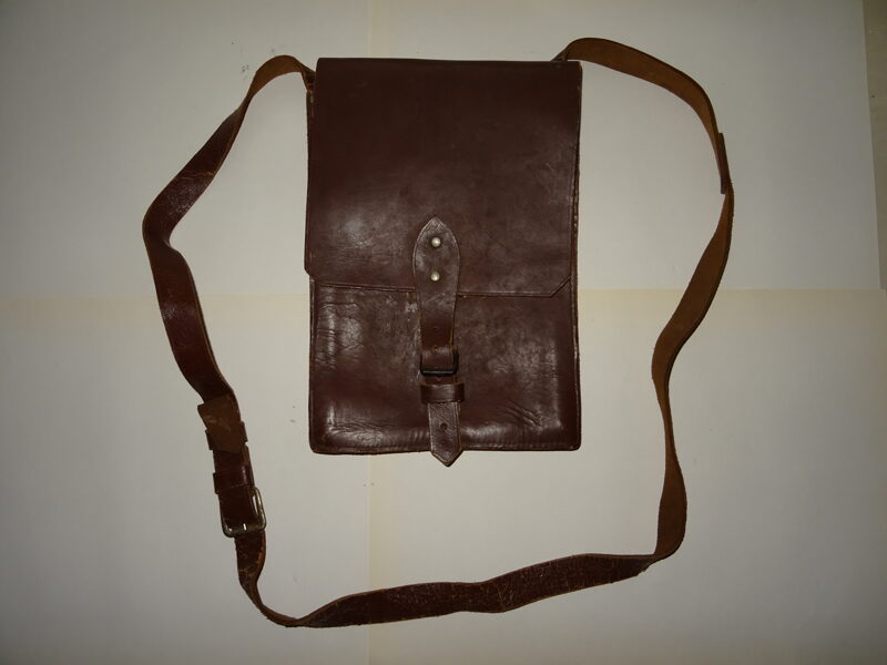 Geheime Staatspolzei Mannheim Gestapo Tasche Schultertasche um 1940 Leder Document Bag