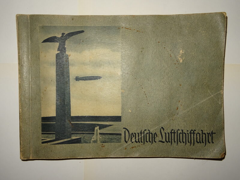 Deutsche Luftschiffahrt Sammelbilder-Album Zeppelin-Raederei Frankfurt a.M. 